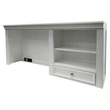 Load image into Gallery viewer, Computer Hutch With Shelf Drawer - White