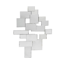Load image into Gallery viewer, 30" Abstract Glass Contemporary Panels Unframed Accent Mirror - Clear