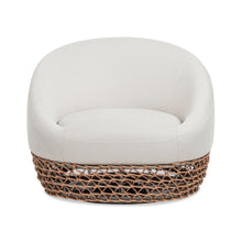 Load image into Gallery viewer, Willow - Upholstered Patio Deep Seating Armchair, Wicker Frame
