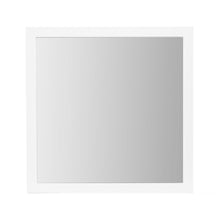 Load image into Gallery viewer, Wood Square Dresser Mount Framed Mirror - White