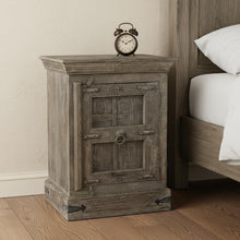 Load image into Gallery viewer, Solid Wood Nightstand - Distressed Brown