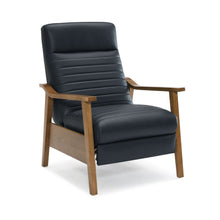 Load image into Gallery viewer, Asher - Modern Push Back Recliner With Wood Arms