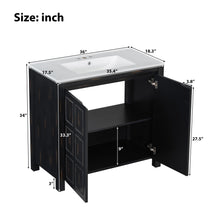 Load image into Gallery viewer, Bathroom Vanity Organizer With Sink, Combo Cabinet Set, Bathroom Storage Cabinet