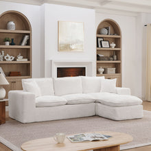 Load image into Gallery viewer, Sectional Sofa With Moveable Ottoman