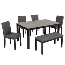Load image into Gallery viewer, Modern Dining Table Set With Upholstered Chairs For Dining Room