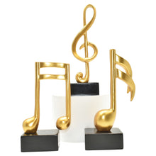 Load image into Gallery viewer, Music Tabletop Sculpture (Set of 3) - Gold