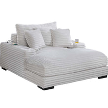 Load image into Gallery viewer, Chaise Lounge With 2 Cup Holders And USB Ports