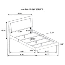 Load image into Gallery viewer, Felicity - LED Panel Bed With Built In Lighting