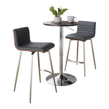Load image into Gallery viewer, Mason - 3 Piece Swivel Mid Century Modern Counter Height Dining Set With Adjustable Table