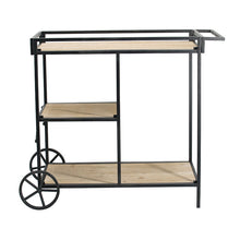 Load image into Gallery viewer, Shelf With Wheel - Black / Brown