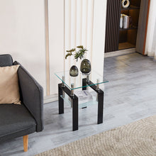 Load image into Gallery viewer, Luxury Modern Tempered Glass Coffee Table With 2 Layers