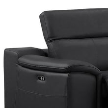 Load image into Gallery viewer, Leather Modular L Shaped Six Piece Corner Sectional With Console - Black