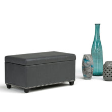 Load image into Gallery viewer, Amelia - Transitional Storage Ottoman Bench