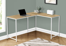 Load image into Gallery viewer, Computer Desk, Home Office, Corner, L Shape, Laptop, Marble Look Contemporary & Modern