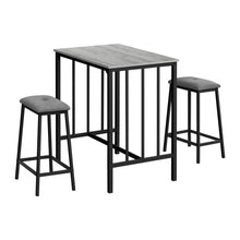 Load image into Gallery viewer, 3 Pieces Dining Set, Counter Height, Rectangular, Small, Contemporary & Modern