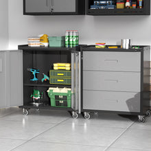 Load image into Gallery viewer, Heavy Duty Metal Garage Storage Cabinet With Wheels Sturdy Tool Organizer