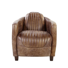 Load image into Gallery viewer, Brancaster - Grain Leather Chair - Brown