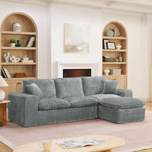 Load image into Gallery viewer, Sectional Sofa With Moveable Ottoman