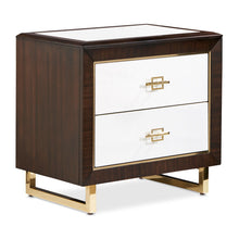 Load image into Gallery viewer, Belmont Place - Nightstand - White / Dark Brown