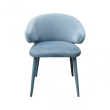 Load image into Gallery viewer, Fabric Wrapped Dining Chair - Blue / Gray