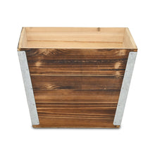 Load image into Gallery viewer, Square Planter Box (638089) - Brown