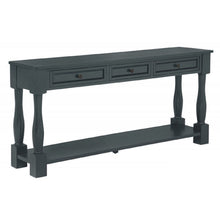 Load image into Gallery viewer, Long Console Table With Drawers And Shelf
