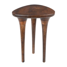 Load image into Gallery viewer, 22" Wood Pedestal End Table - Brown
