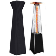 Load image into Gallery viewer, Pyramid 48, 000 Btu Propane Outdoor Heater With Detachable Wheels - Black / Silver