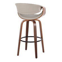 Load image into Gallery viewer, Symphony - Mid Century Modern Fixed Height Barstool With Swivel With Round Footrest (Set of 2)
