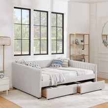 Load image into Gallery viewer, Upholstered Queen Daybed With 2 Drawers