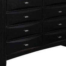 Load image into Gallery viewer, Solid Wood Eight Drawer Double Dresser - Black
