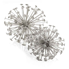 Load image into Gallery viewer, Decorative Orb Tabletop Sculptures (Set of 2) - Silver