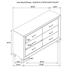 Load image into Gallery viewer, Harrison - 6 Drawer Dresser