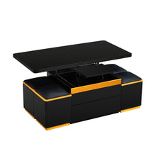 Load image into Gallery viewer, Lift Top Coffee Table With 4 Storage Stools