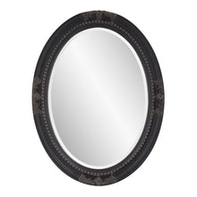 Load image into Gallery viewer, 33" Ornate Oval Framed Accent Mirror - Black