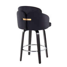 Load image into Gallery viewer, Dahlia - Contemporary Counter Stool Round Footrest (Set of 2)