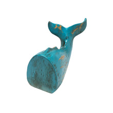Load image into Gallery viewer, Whale Decorative Bookends (Set of 2) - Aqua