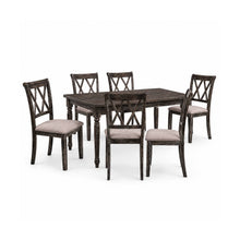 Load image into Gallery viewer, Claudia II - Weathered 7 Pieces Dining Room Set - Gray