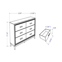 Load image into Gallery viewer, Almera - Glitter Dresser - White