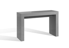 Load image into Gallery viewer, 47" Wood Block Console Table - Gray