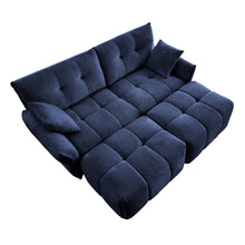 Load image into Gallery viewer, Sofa Set With Ottoman And Pillows, Textured, High Resilience Cushions