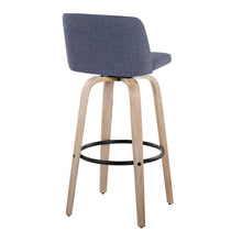 Load image into Gallery viewer, Toriano - Mid-Century Modern Fixed Height BarStool With Round Footrest (Set of 2)