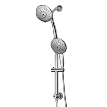 Load image into Gallery viewer, Dual Shower Head With Adjustable Slide Bar And Multi Function Settings