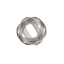 Load image into Gallery viewer, Hand Painted Decorative Orb Tabletop Sculpture (483224) - Gray