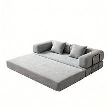 Load image into Gallery viewer, Convertible Sofa Bed With Removable Pillows