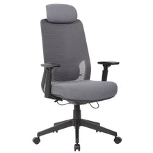 Load image into Gallery viewer, High Back Breathable Ergonomic Office Chair With Adjustable Headrest & 5D Armrest, Height Adjustable Swivel - Antique Gray