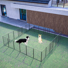 Load image into Gallery viewer, Dog Pens Outdoor Height Foldable Panels Heavy Duty Metal Portable Dog Playpen Indoor Anti Rust Exercise Dog Fence With Doors For Pets Play Pen For RV Camping Yard