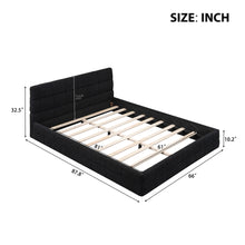 Load image into Gallery viewer, Upholstered Platform Bed With Headboard