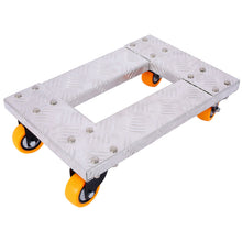 Load image into Gallery viewer, Heavy Duty Furniture Dolly Trolley Car, Aluminum Frame With 3" Tpu Professional Casters, Brake Option