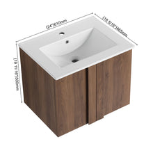 Load image into Gallery viewer, Floating Bathroom Vanity With Sink Combo